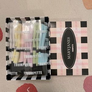 NWT Trumpette Mary Janes baby socks size 0-12month